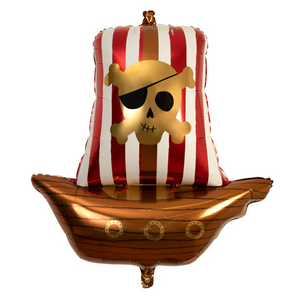 Pirate Ship Foil Balloon - Ellie and Piper