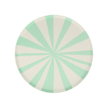 Mint Stripe Side Plates - Ellie and Piper