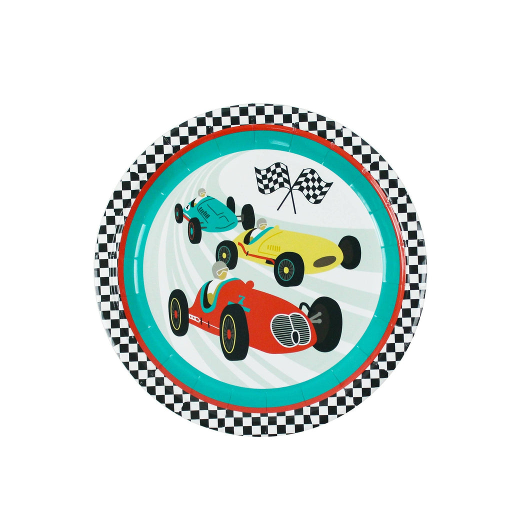 Vintage Race Car Plates - Ellie and Piper